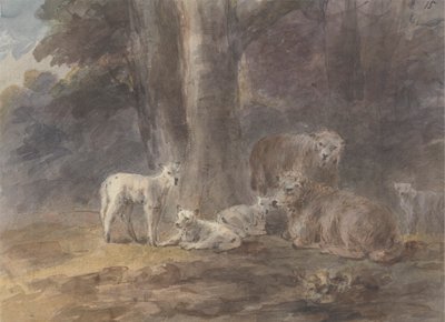 Sauer under et tre av Sawrey Gilpin