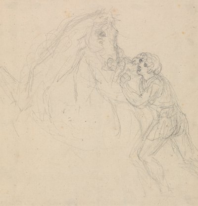 Studie for "Gullivers reiser" av Sawrey Gilpin