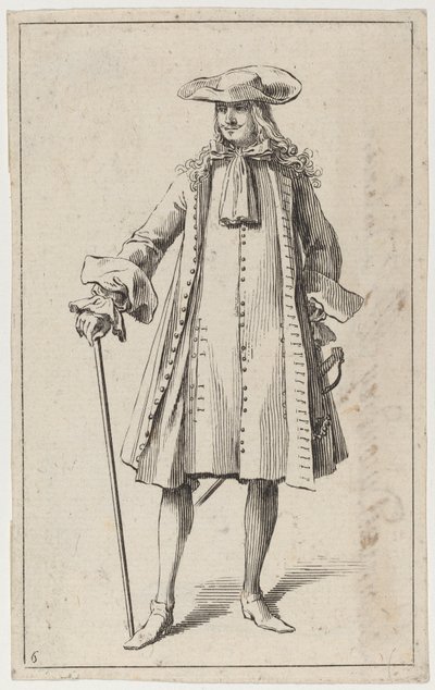Mann med sverd av Sébastien Le Clerc the elder