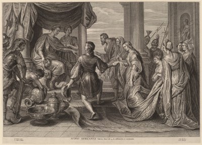 Scipio Africanus av Schelte Adams Bolswert after Sir Peter Paul Rubens