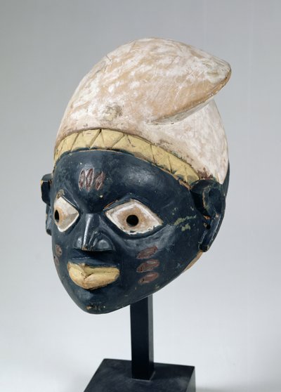 Gelede maske fra Yoruba Society, Nigeria av School African