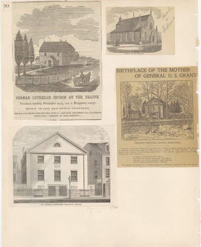 Castner Scrapbook v.22, Churches 1, side 90 (litho) av School American