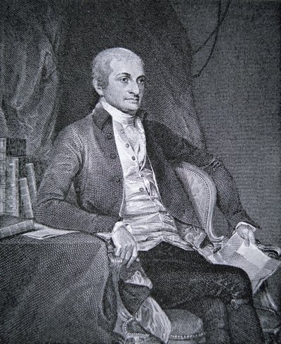 John Jay (1745-1829) (gravering) av School American