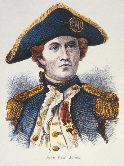 John Paul Jones (litho-farge) av School American