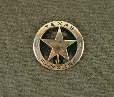 Texas Rangers-emblem (metall) av School American