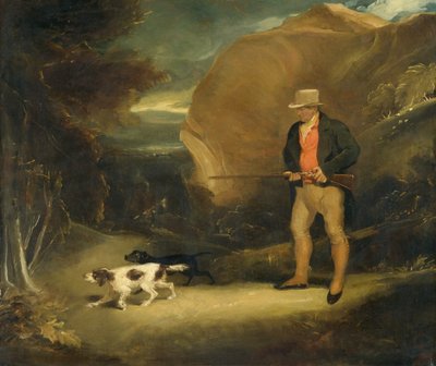 Maurice Lloyd (olje på lerret) av School British