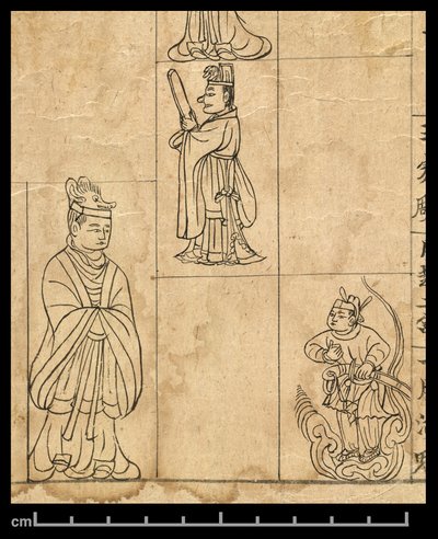 Almanakk for AD 978, Dunhuang Mogao, Kina, ca. 978 (blekk på papir) av School Chinese