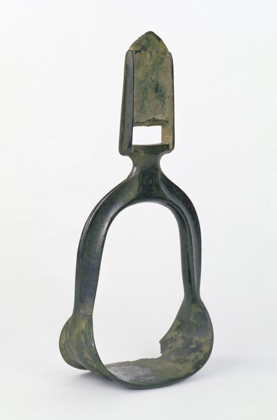 Kinesisk stigbøyle, 600-700-tallet (bronse) av School Chinese