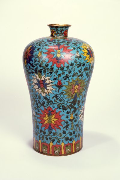 Vase (cloisonne emalje) av School Chinese