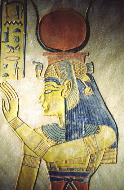 Luxor, Theben: Venstre bredd av NIL. Valley of the Queens. Graven til en sønn av RAMSES II, XX. dynasti. av School Egyptian