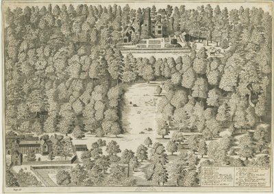 Boscobel House: gravering, nd [1809] (trykk) av School English