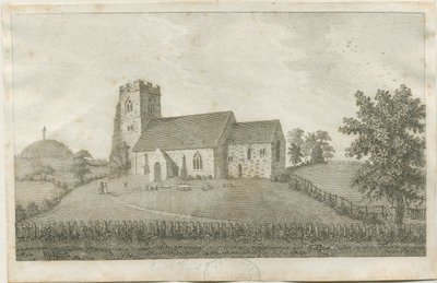 Castle Church - Kirke: gravering, og [?1700-tallet] (trykk) av School English