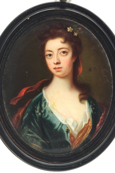 Jane Martha Temple, grevinne av Portland (emalje) av School English