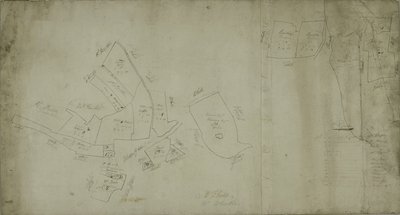 Kart over Willesden, London (litho) av School English
