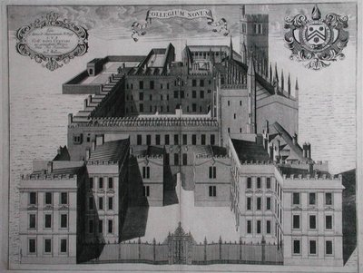 New College, Oxford (gravering) av School English