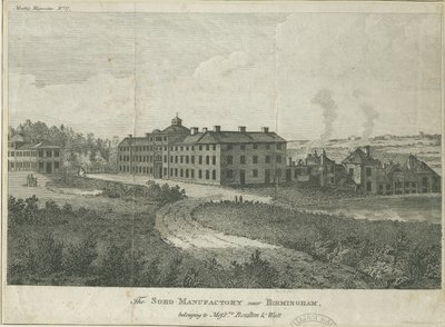 Soho Manufactory: stålgravering, og [slutten av 1700-tallet] (trykk) av School English