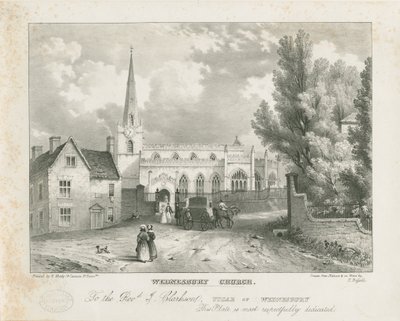 Wednesbury Church: litografi og [ (trykk) av School English
