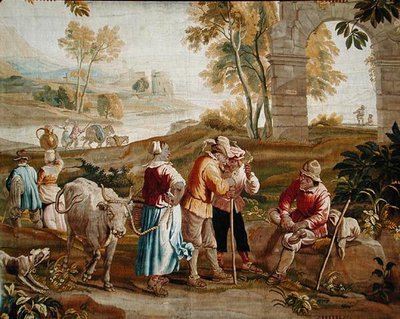 Country scene av School Flemish