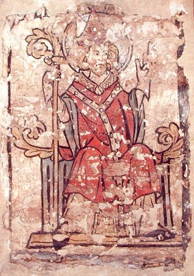 St. Lieven (fresco) av School Flemish
