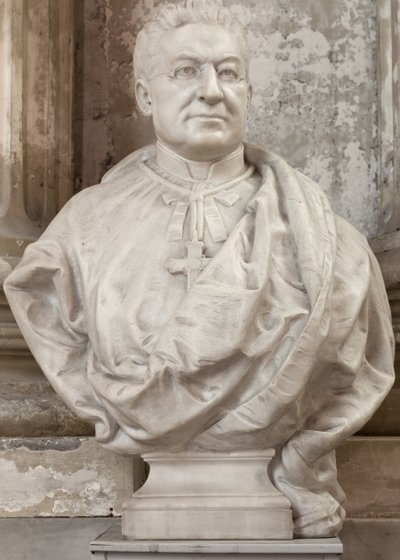 Byste av Alfred Williez (marmor) av School French