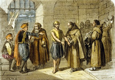 Miguel de Cervantes reddet av forløsningens fedre av School French