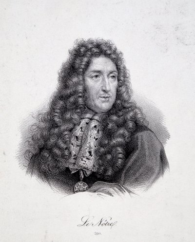 Portrett av Andre Le Notre (Lenotre av School French