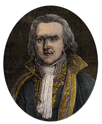 Portrett av Jean Etienne Marie Portalis. Fransk jurist og politiker (1746 -1807) - grev Jean-Etienne-Marie Portalis (1746-1807) av School French