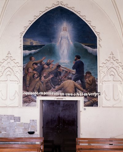 Mannskapet i faresonen gir et ønske til N.D. du Orchard - tidligere stemme fra Notre Dame de Orger, Cancale av School French