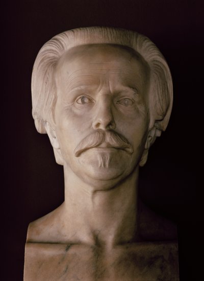 Byste av Karl May (marmor) av School German