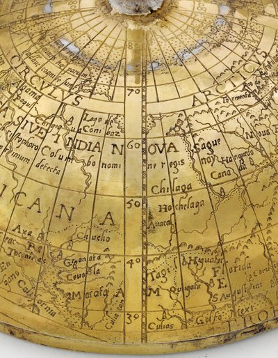 Sjelden kontinental klodekopp, nordtysk eller flamsk, ca. 1600 (forgylt sølv) (detalj av 438767) av School German