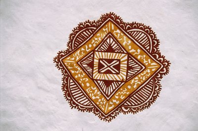 Steder Maleri Mandna i Jawaly Kala Keuarra, Jaipur, Rajasthan av School Indian