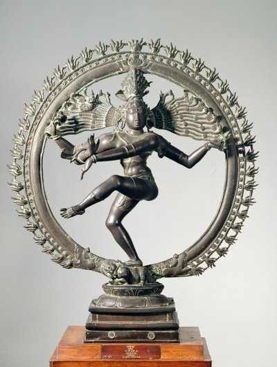 Shiva Nataraja, Tamil Nadu, Late Chala (bronse) av School Indian
