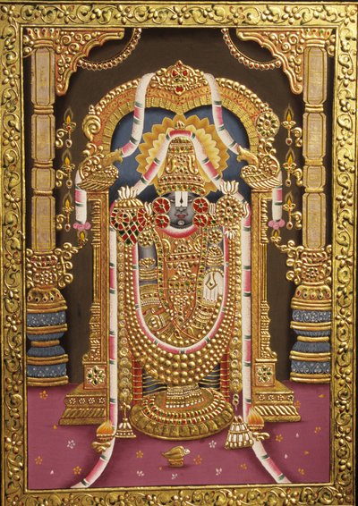 Tirupati Balaji gullpreget India Asia av School Indian