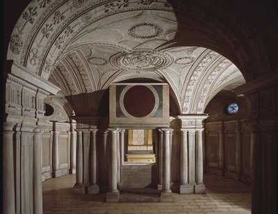 Krypten av kirken St Martino ai Monti, 4.-5. århundre av School Italian