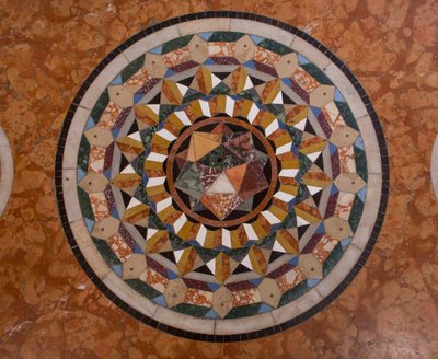 Markuskirken, kirke, fortau (mosaikk) av School Italian