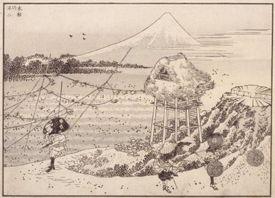 Høstvinder, Fuji i avstand av School Japanese