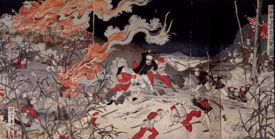 Første kinesisk-japanske krig - Hui-Go-seier - kinesisk-japanske krig av Japanese School