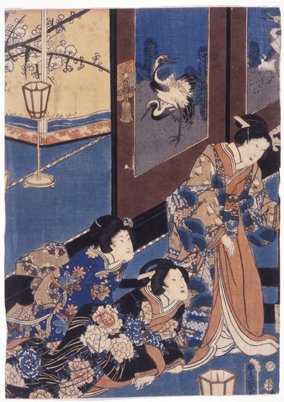 Furyu Azuma Genji (fargetresnitt) av School Japanese