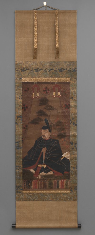 Kakemono (rullemaling) av Japanese School