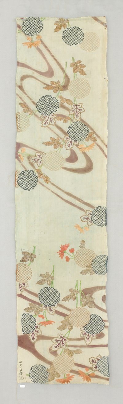 Kimonofragment (Klut) av Japanese School