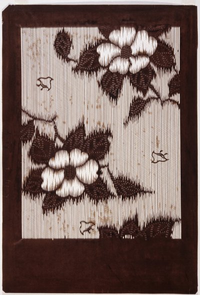 Sjablong: Hibiscus Og Sparrow av School Japanese