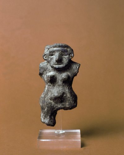 Terrakottakvinne fra Chiba, Jomon-perioden 1200-1000-tallet f.Kr av Japanese School