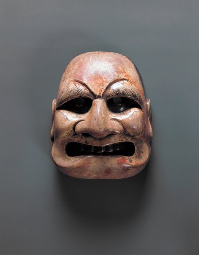 Teatermaske, Asuka- og Nara-perioden (552-794) av Japanese School