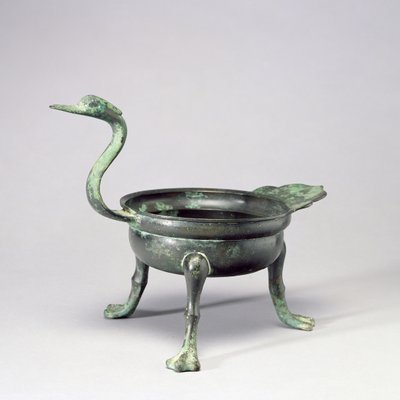 Stativ med endehodehåndtak, Paekche Kingdom, 600-700-tallet (bronse) av School Korean