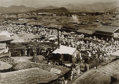 Utsikt over markedsplassen i Daegu, Korea av School Korean