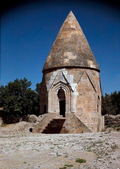 Utsikt over graven til Melik Gazi (1100-tallet) av School Ottoman