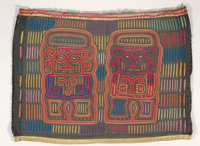 Skjortepanel (mola), Kuna People, San Blas Islands, ca. 1950-tallet (applikert bomull) av School Panamanian