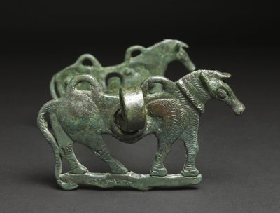 Hestebitt, muligens 9.-7. århundre f.Kr., Iran (bronse) (se også 113753) av School Persian
