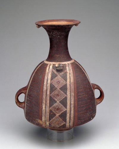 Fartøy, Inka (keramikk og pigment) av School Peruvian