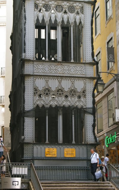Santa Justa Lift, Lisboa, Portugal (bilde) av School Portuguese